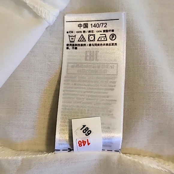 NWT Gap Girls' Embroidered White Top, Size L(10-11) - Picture 9 of 11